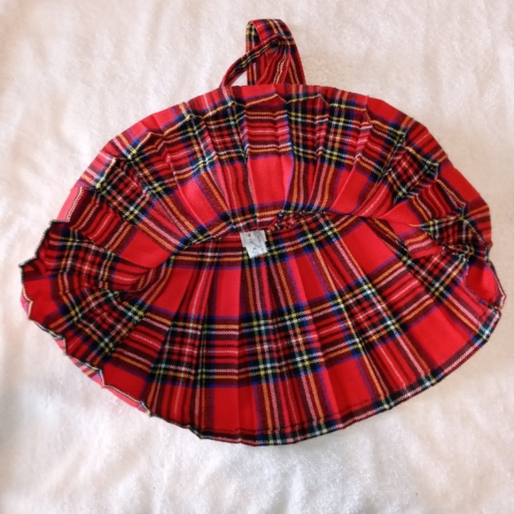 Lord & Taylor | VINTAGE Girls Tartan Plaid Pleated Jumper Skirt Size 4 Girls - Picture 5 of 10